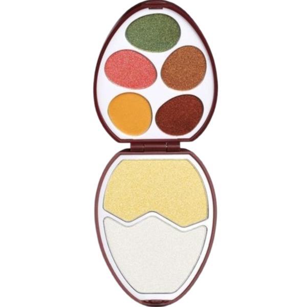 Paleta farduri Makeup Revolution I ♥ Revolution Easter Egg Face and Shadow Palette, Chocolate