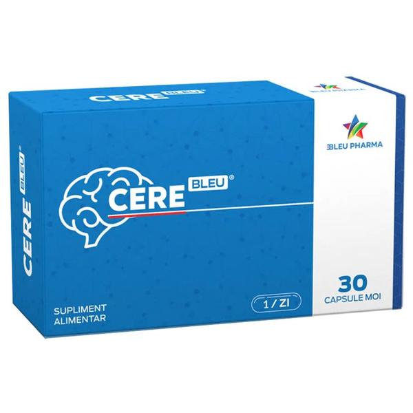 CereBleu Supliment Alimentar Bleu Pharma, 30 capsule moi