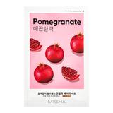 Masca Tip Servetel cu Extract de Rodie - Missha Airy Fit Sheet Face Mask - Pomegranate, 19 g