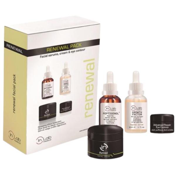 Set cadou Renewal Editie Limitata Inlab Medical (Ser antioxidant 30 ml + Ser facial 30 ml + Crema fata 50 ml + Crema ochi 15 ml ) Inlabmed059