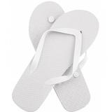 Papuci barbatesti flip flop, albi, marime 44