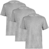 Tricou barbati Puma Men Base T-shirt Grey Heather 3-pack 68350901-3, XXL, Gri