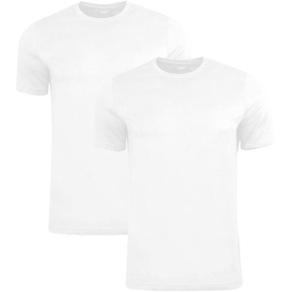 Tricou copii Puma Junior Blank Base T-shirt 2-pack 67826001-2, 164, Alb