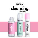 Set de Curatare a Tenului - Synergy Therm Cleansing Routine: Apa Micelara 250 ml + Spuma pentru Curatare Faciala, 250 ml + Apa Termala Spray, 150 ml