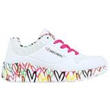 Pantofi sport copii Skechers Uno Lite - Lovely Luv 314976L-WMLT, 27.5, Alb