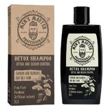 Sampon pentru par Men's Master Professional Detox Shampoo Active Carbon and Burdock 260 ml