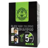 Vopsea pentru barba si par sub forma de sampon colorant Men's Master Professional 10 x 25ml - Negru 