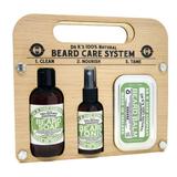 Set ingrijire barba Dr. K Woodland Beard Care System Verde cu ulei de baraba 50 ml, balsam de barba 50 g  sapun de barba 100 ml