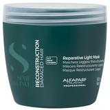 Masca de Reconstructie Par Fin si Deteriorat - Alfaparf Milano Semi Di Lino Reconstruction Reparative Light Mask A - Z Bond Complex, 500 ml