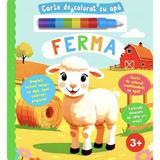 Ferma. Carte de colorat cu apa, editura Flamingo