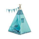 Cort de joaca pentru copii Tipi Tent Verde Menta, Toys by Caretero