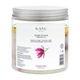 Scrub Exfoliant pentru Corp cu Magnolie si Floare de Colt - KANU Nature Body Scrub Professional Magnolia with Cornflower, 1000 g