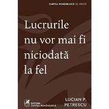 Lucrurile nu vor mai fi niciodata la fel - Lucian P. Petrescu, editura Cartea Romaneasca