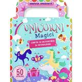 Unicorni magici: Carte cu activitati si abtibilduri. Gentuta amuzanta, editura Flamingo