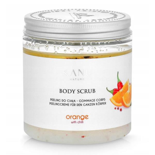 Exfoliant Corporal cu Portocale si Paprika - KANU Nature Body Scrub Orange with Chilli, 350 g