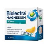 Magneziu cu Aroma de Portocala - Biolectra Magnesium Direct 300 mg, 20 plicuri