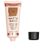 Fond de ten cu acoperire mare, Makeup Revolution, Matte Base, 28 ml, F13