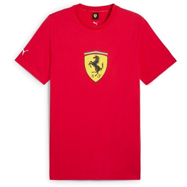 Tricou barbati Puma Ferrari Race Colored Big Shield Tee 63018802, XL, Rosu