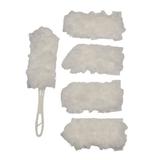 Pamatuf 1 Maner suport + 5 Rezerve de inlocuit, Fluffy duster white, Pro Clean 360*