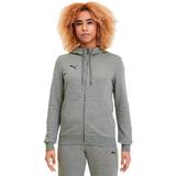 Jacheta femei Puma Wmns Teamgoal 23 Casuals Hooded Jacket 65708333, L, Gri