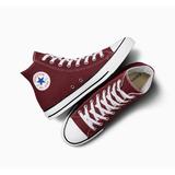 Tenisi unisex Converse Chuck Taylor All Star HI M9613C, 35, Rosu-bordeaux