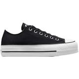 Tenisi cu platforma pentru femei Converse Chuck Taylor All Star Lift Ox 560250C, 41, Negru