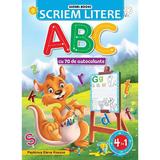 Scriem litere. ABC cu 70 de autocolante - Elena Roxana Peptanus, editura Global Books