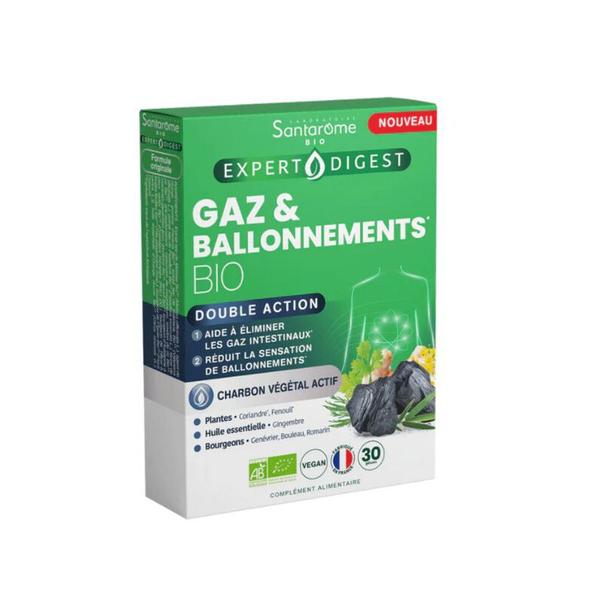 Supliment Alimentar Gaz si Balonare - Santarome Bio Gaz & Ballonnements, 30 capsule