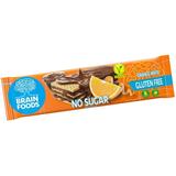 Napolitana cu Crema de Portocale, Fara Gluten si Zahar - Brain Foods Orange Wafer Gluten Free, No Sugar Added, 40 g