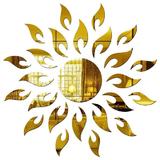 Set Oglinzi Design 3D Gold Sun MyStyle - Oglinzi Decorative Acrilice Luxury Home 27 buc/set