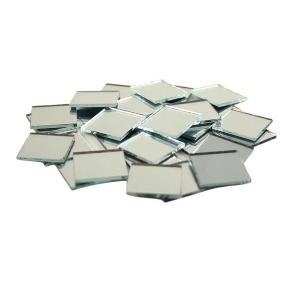 Set 100 Oglinzi Acrilice Decorative in Forma de Patrat, pentru Decorarea Peretilor, 2 x 2 cm, Original Deals