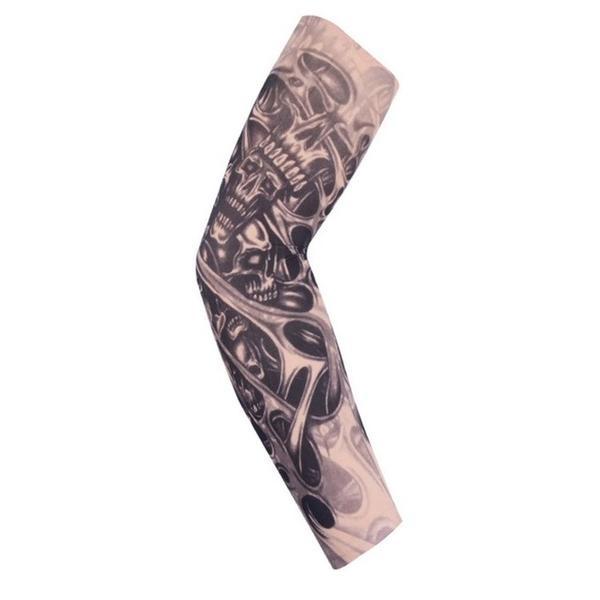 Maneca tatuaj temporar Ventoo, print 3D, cu protectie solara pentru brate, marime universala, unisex, model