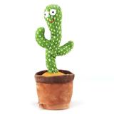 Jucarie Cactus Dansator, Incarcare USB, Verde