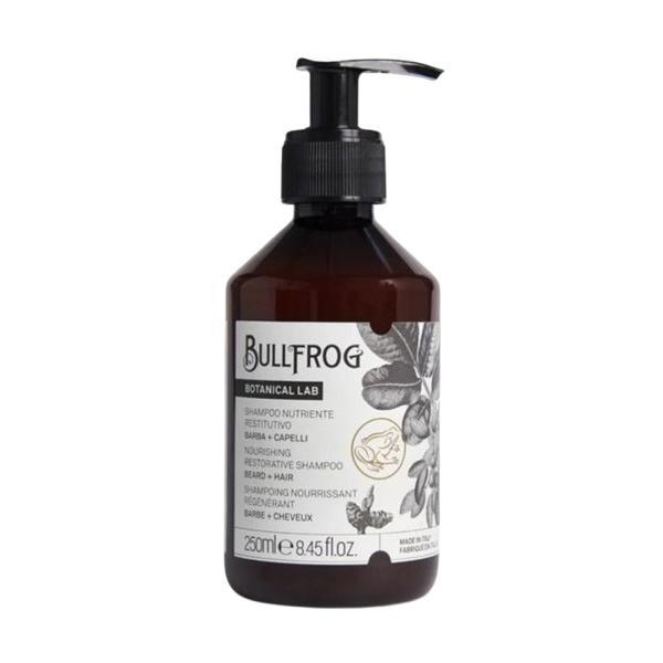 Sampon pentru par si barba Bullfrog Nourishing Restorative Shampoo, 250 ml