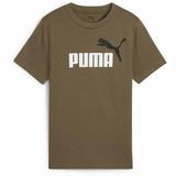 Tricou copii Puma Ess 2 Color No.1 Logo Tee B 68577881, 176, Maro