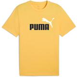 Tricou barbati Puma Ess 2 Color No. 1 Logo Tee 68470855, XXL, Galben