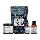 Set pentru ingrijirea barbii si corpului Bullfrog Beard Bros - Cleanse & Nourish Kit ( Ulei barba 50 ml + Gel de dus 100 ml + Exfoliant barba 100 ml )