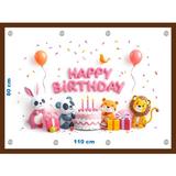 Banner personallizat La multi ani 80x110 cm