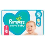 SHORT LIFE - Scutece pentru Bebelusi - Pampers Active Baby, marimea 4 (9-14 kg), 49 buc