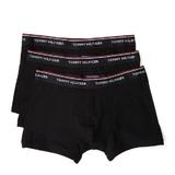 Set de boxeri din amestec de bumbac organic cu banda logo in talie Tommy Hilfiger 3 perechi, Negru, XL