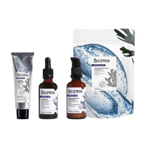 Set ingrijire pentru fata Bullfrog Hydrating Tonic Program ( Masca 50 ml + Ser 50 ml + Crema 50 ml )