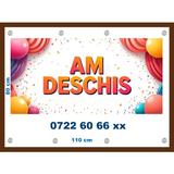 Banner Am Deschis model 2, dimensiune 80x110 cm