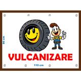 Banner Vulcanizare dimensiune 80x110 cm, include capse