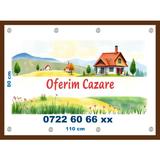 Banner Oferim Cazare, model 2, dimensiune 80x110 cm