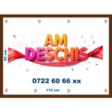 Banner Am Deschis, dimensiune, 80x100