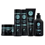 Set ingrijire par cret 5 produse,Cachos Sim, Haskell (Sampon 300+Balsam 300+Masca 300+Activator/Memorizator 300 ml+Gel 240 g)