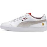 Pantofi sport unisex Puma Ferrari Race Court Legend 30655202, 40, Alb