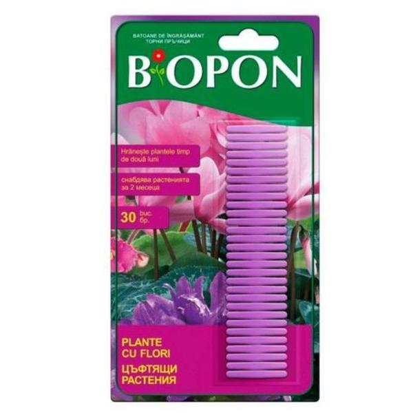 Ingrasamant plante cu flori sticks Biopon, 30 buc