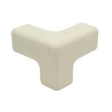 Protectie plastic soft, 3D pentru colturi mobilier, 40x40x30 mm, alb