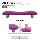 Maner plastic soft pentru mobilier copii, CN FUXI , 96 mm, mov